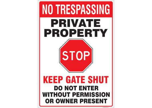 No Trespassing Sign