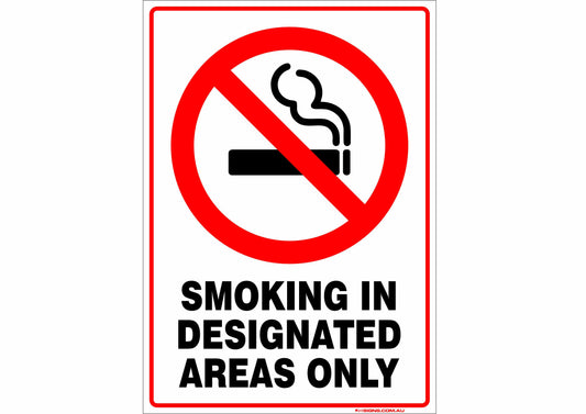 Smoking in Designated Areas Only