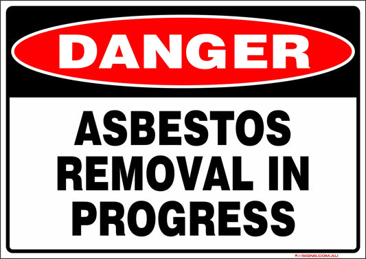 Danger Asbestos Removal In Progress