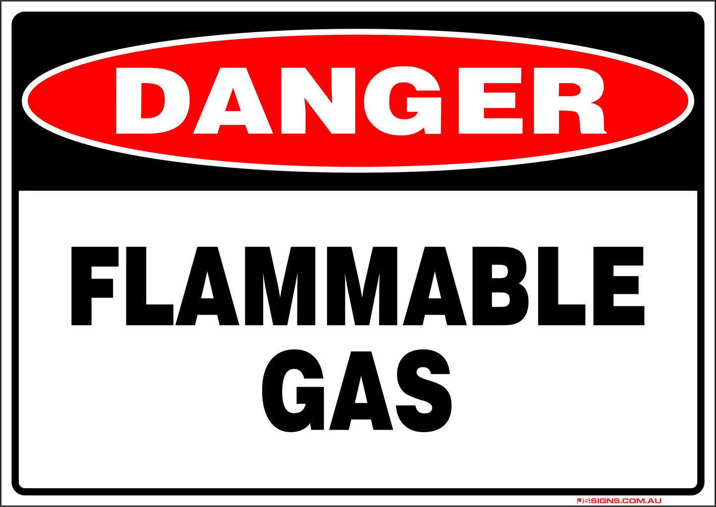 Danger Flammable Gas