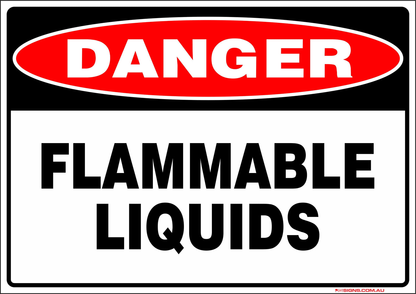 Danger Flammable Liquids
