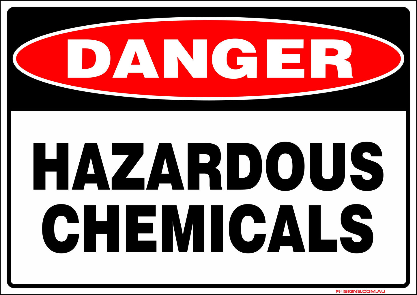 Danger Hazardous Chemicals