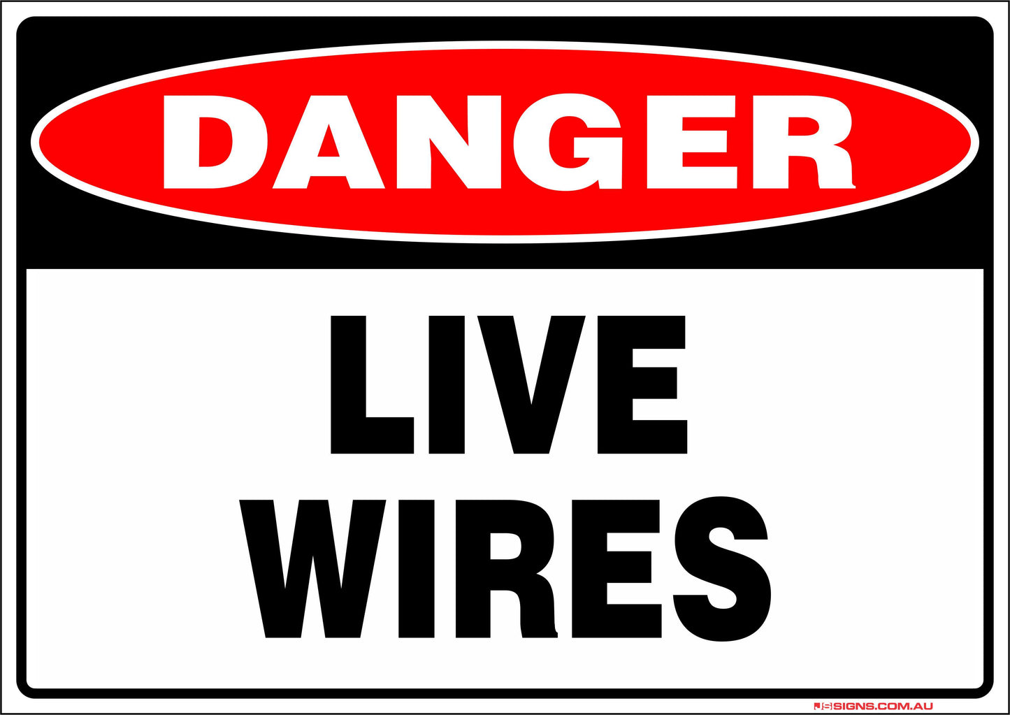 Danger Live Wires