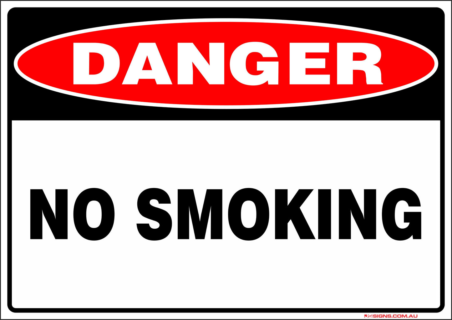 Danger No Smoking