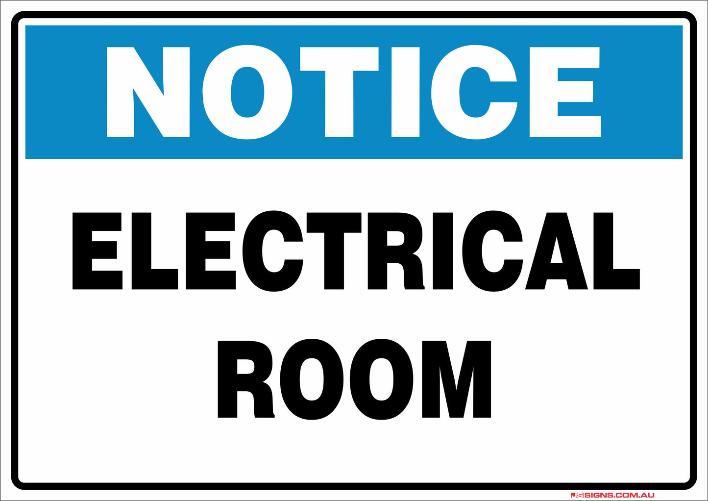 Notice Electrical Room