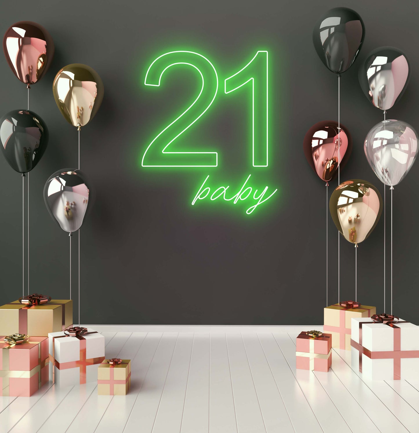 21 Baby LED Neon Sign