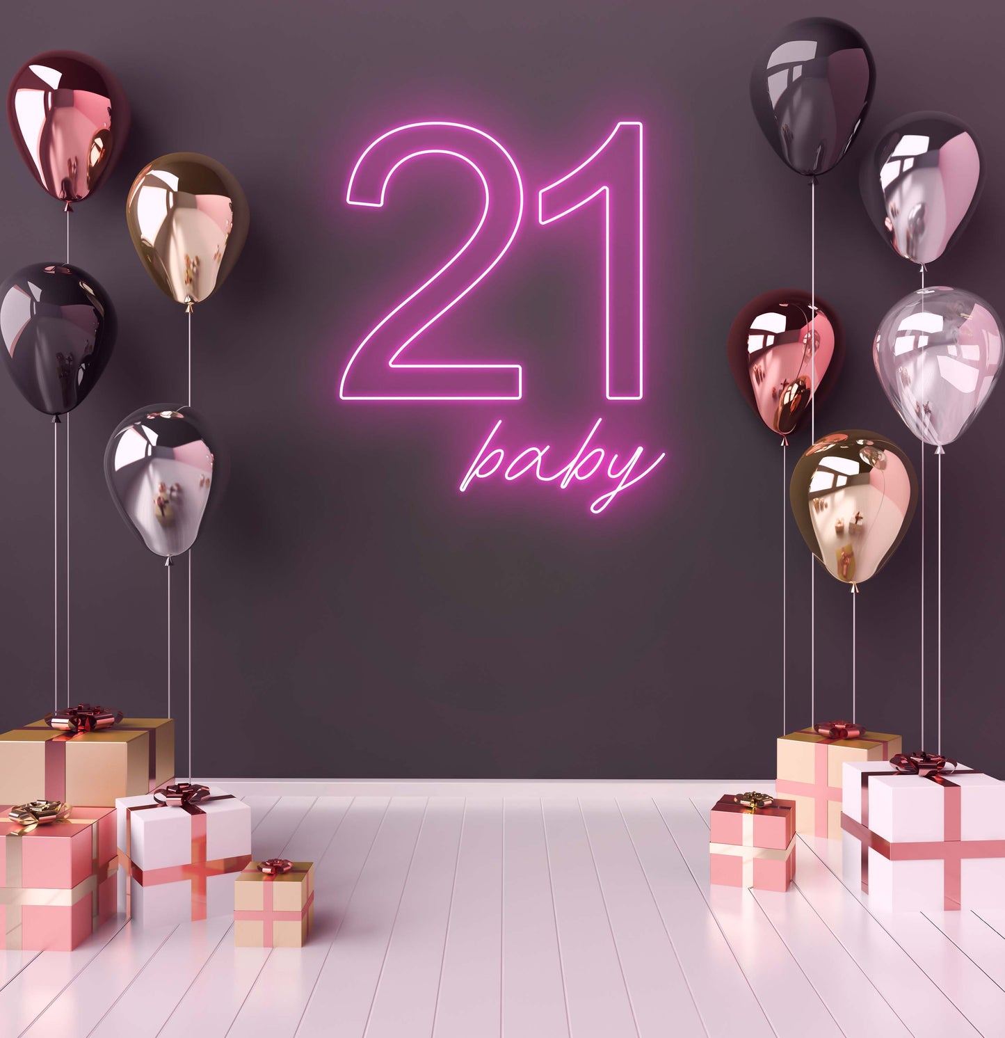 21 Baby LED Neon Sign