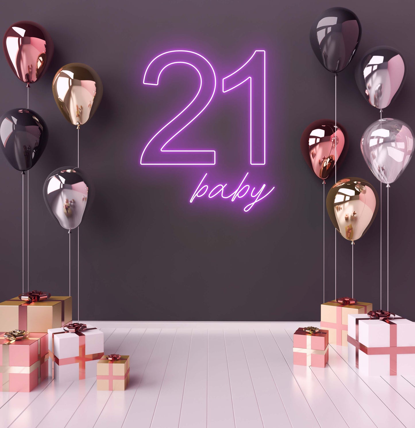 21 Baby LED Neon Sign