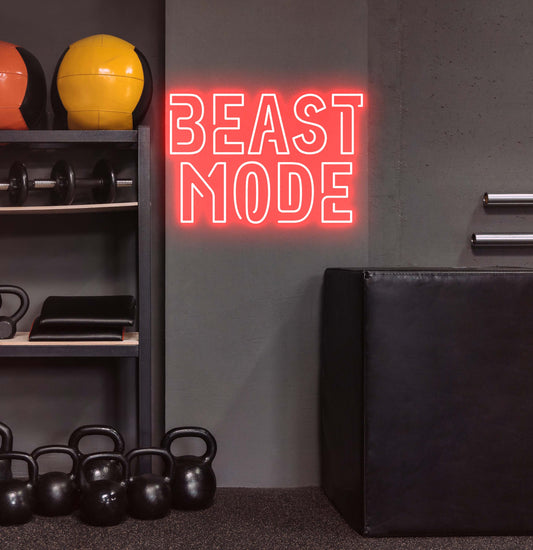 Beast Mode LED Neon Sign