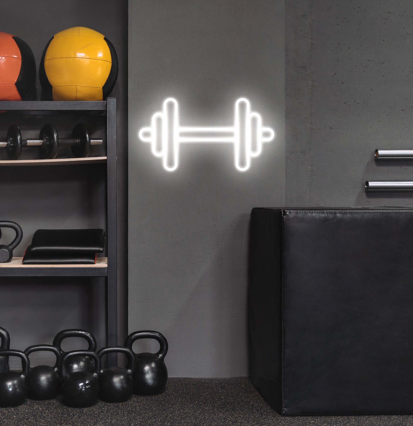 Dumbbell LED Neon Sign