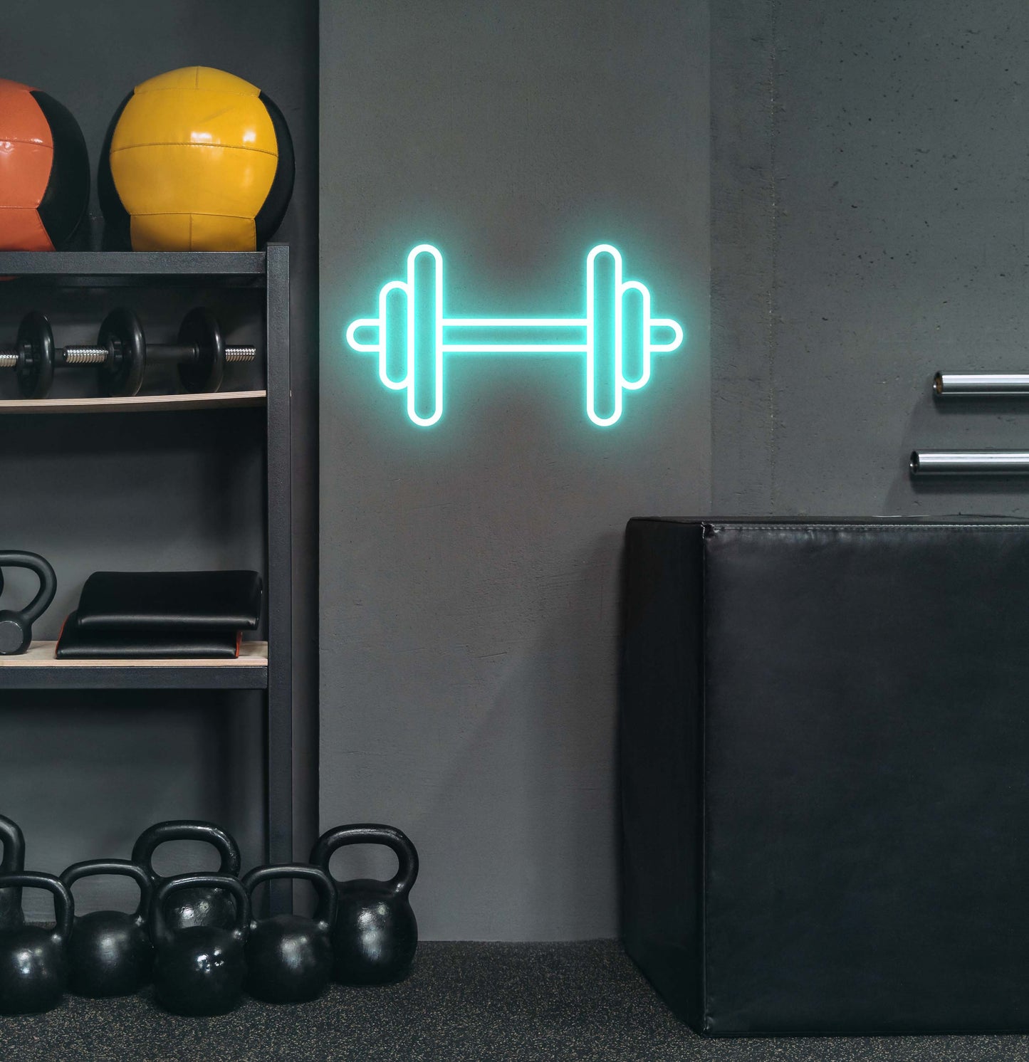 Dumbbell LED Neon Sign