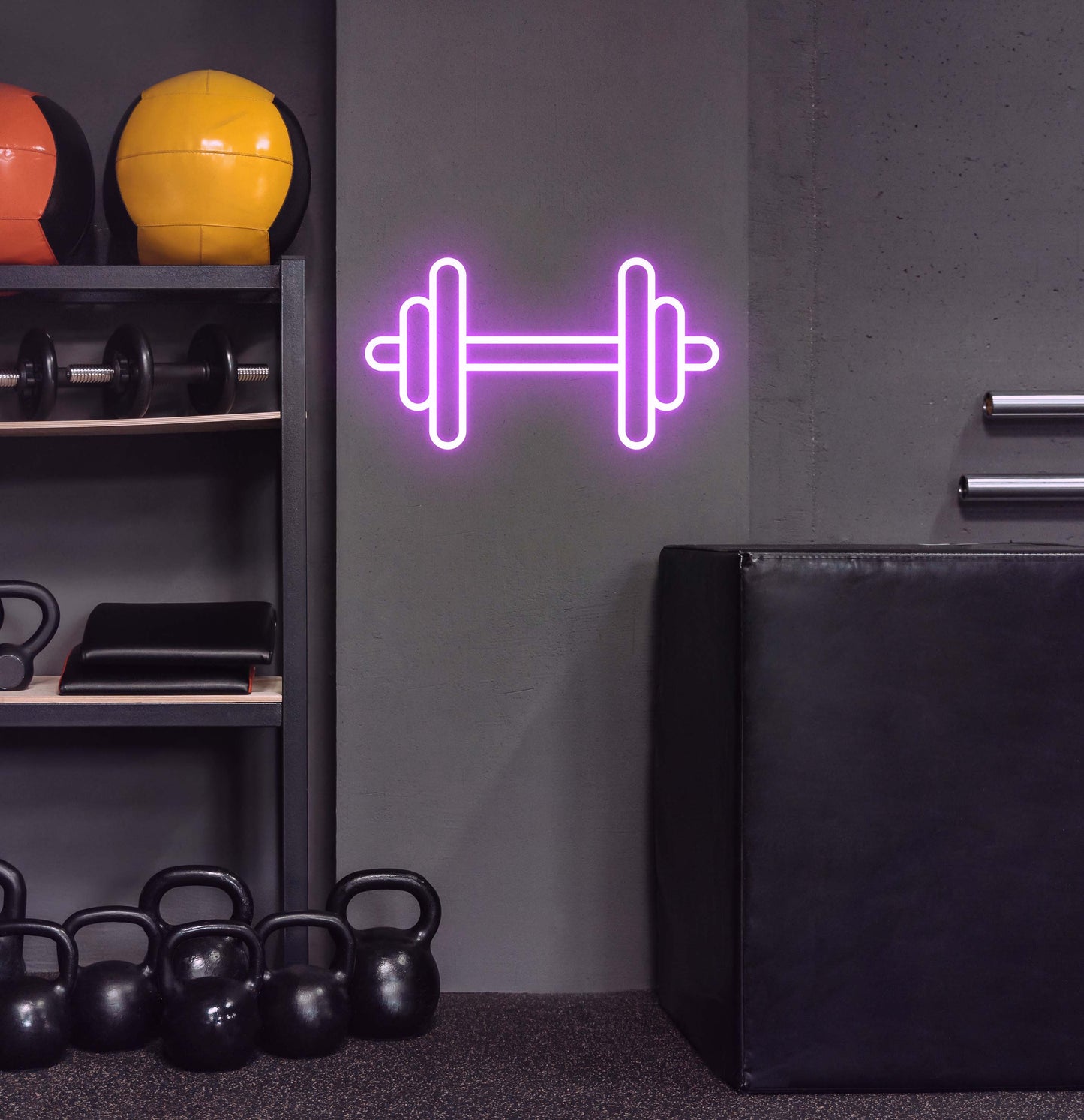 Dumbbell LED Neon Sign