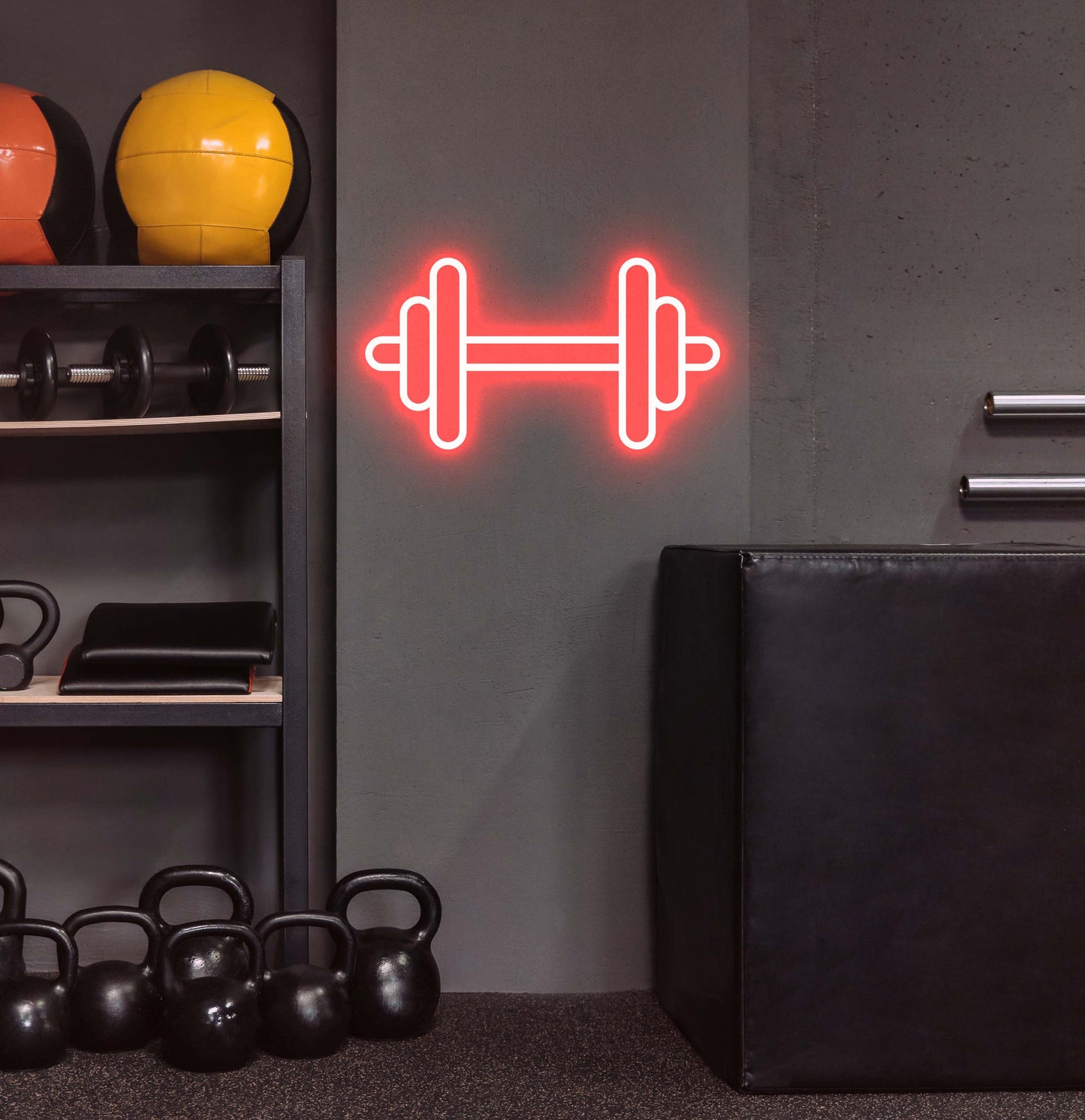 Dumbbell LED Neon Sign