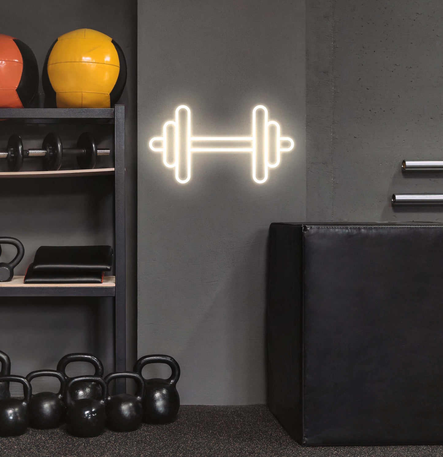 Dumbbell LED Neon Sign