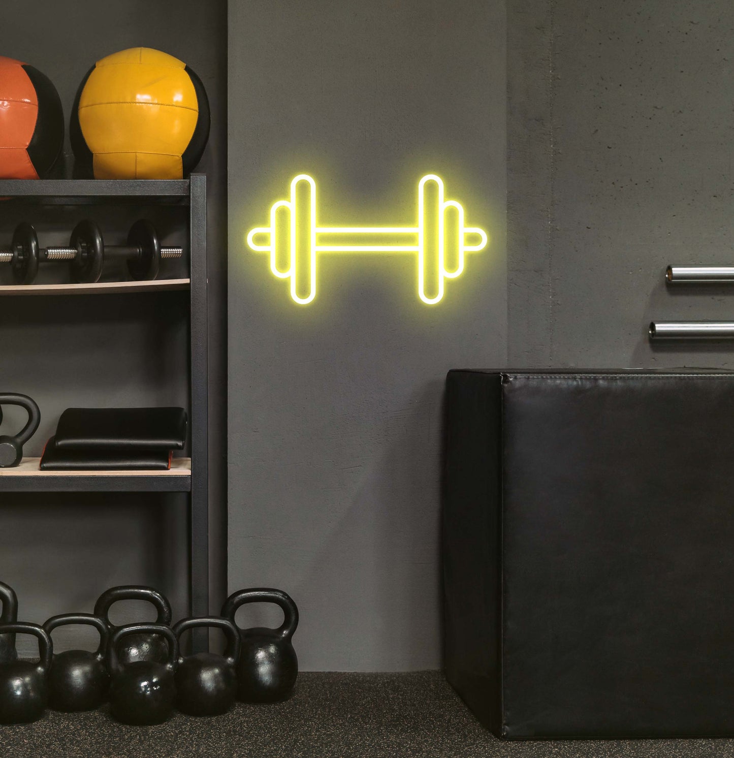Dumbbell LED Neon Sign