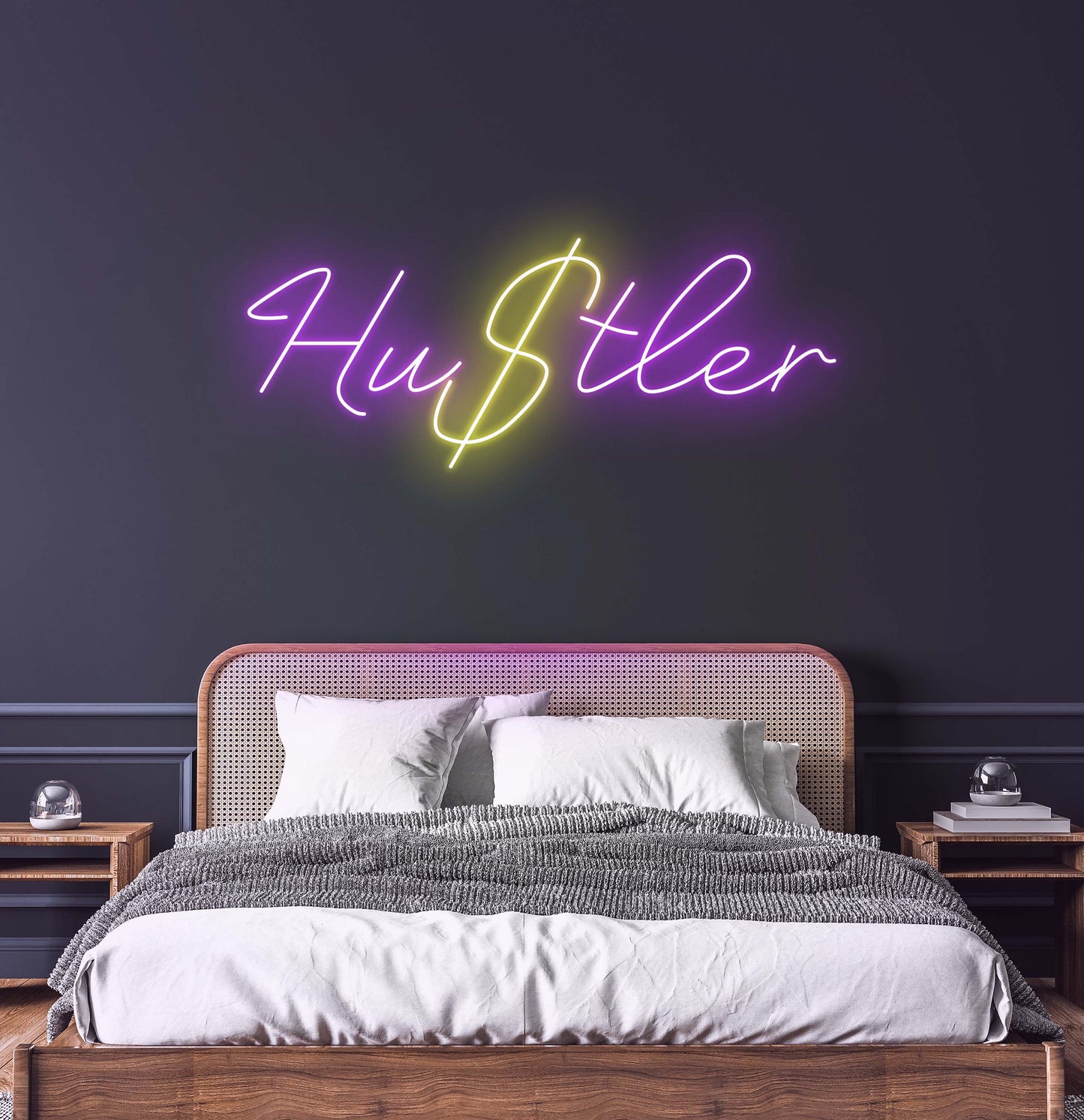 Hu$tler LED Neon Sign