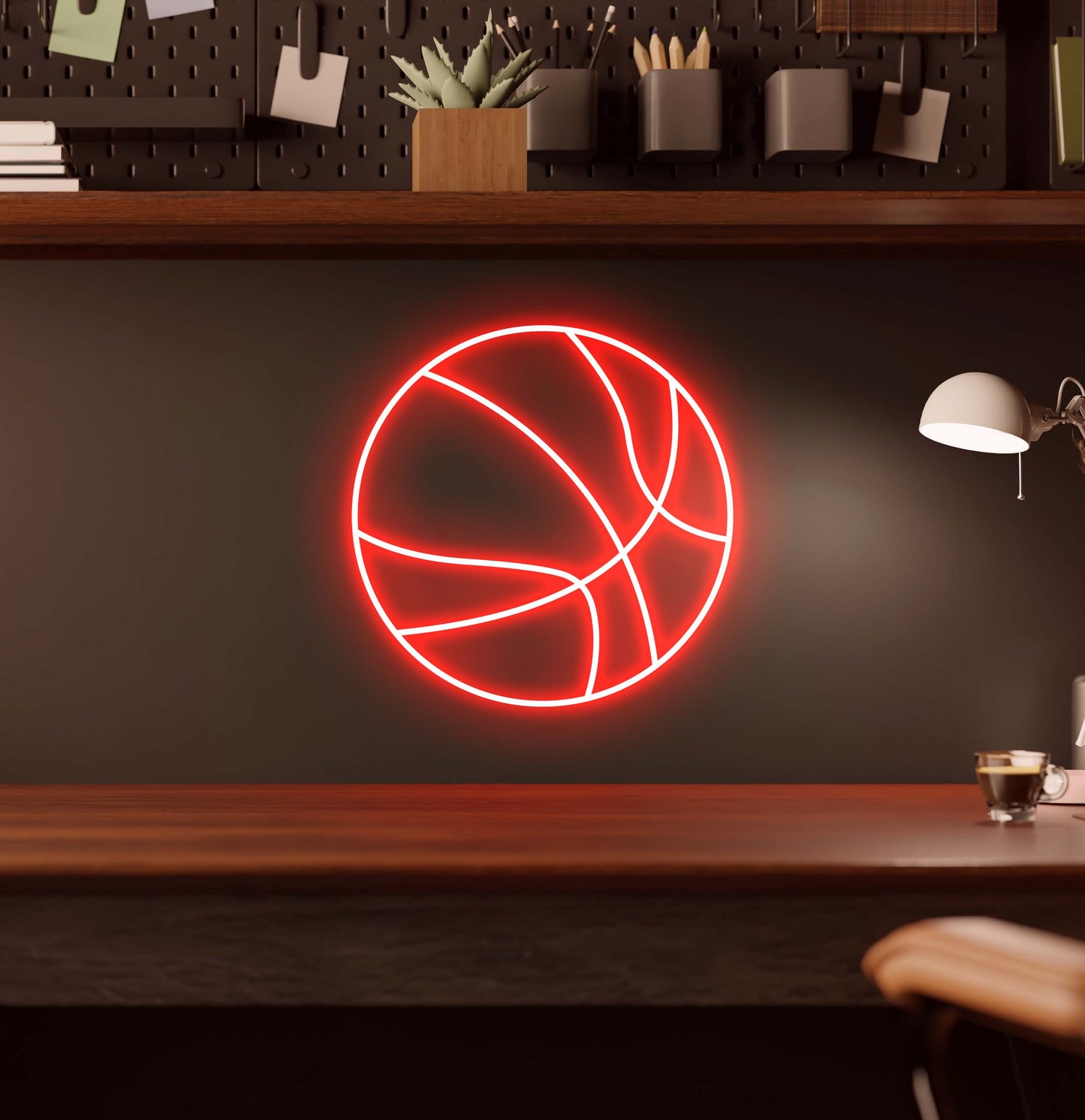 Basketball LED Neon Sign