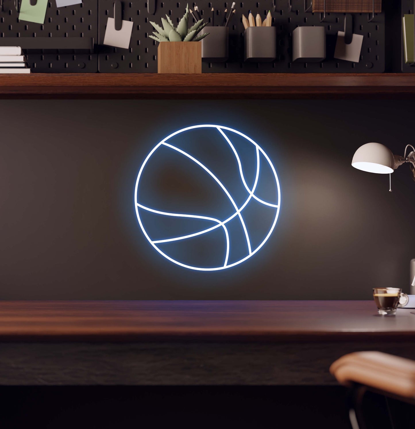 Basketball LED Neon Sign