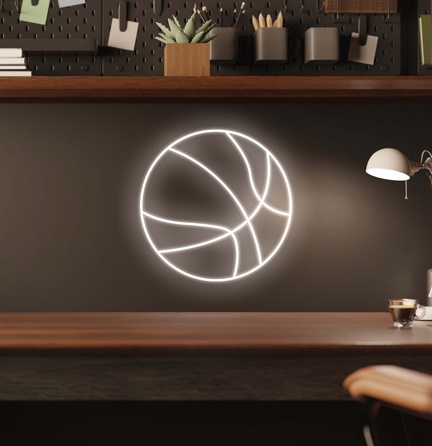 Basketball LED Neon Sign