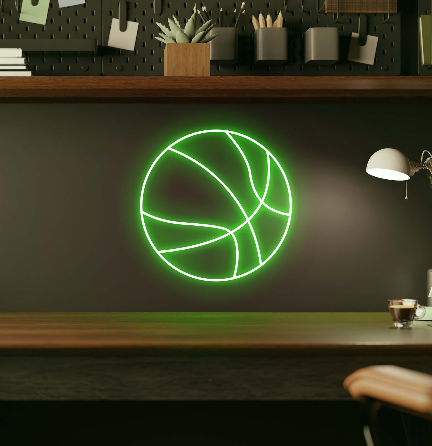 Basketball LED Neon Sign