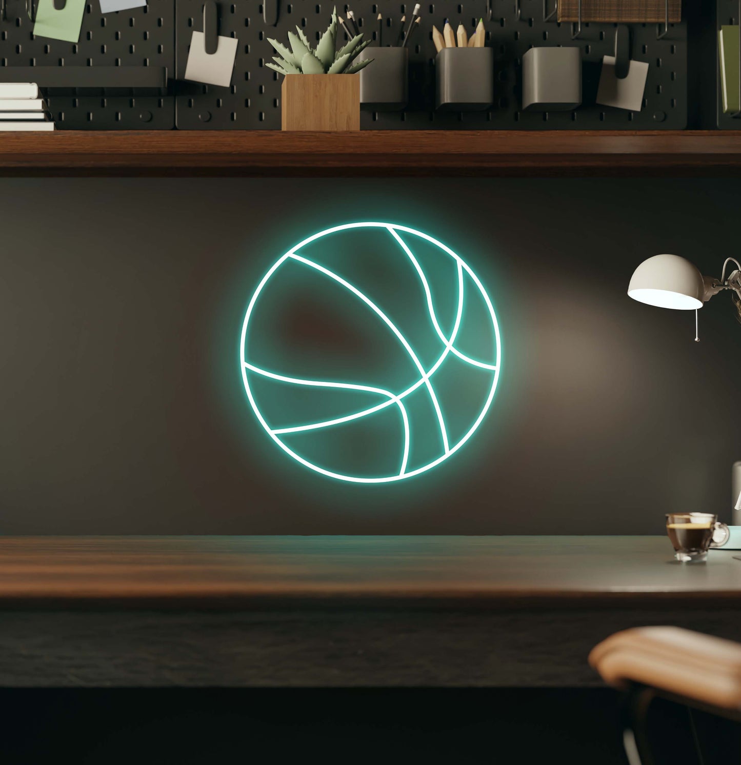 Basketball LED Neon Sign