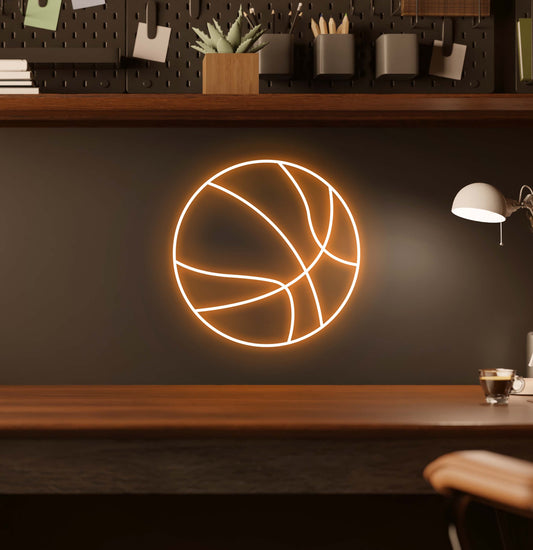 Basketball LED Neon Sign
