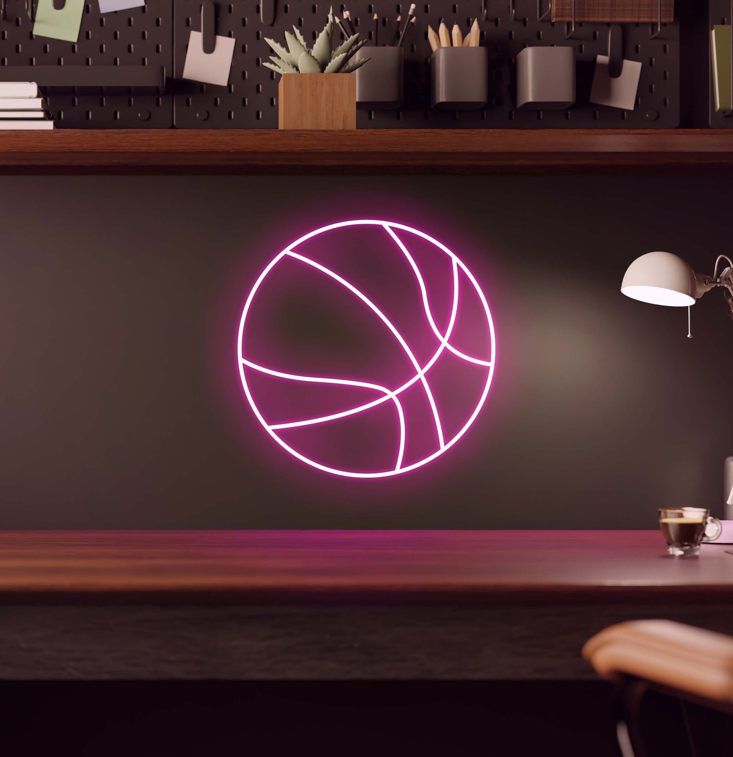 Basketball LED Neon Sign