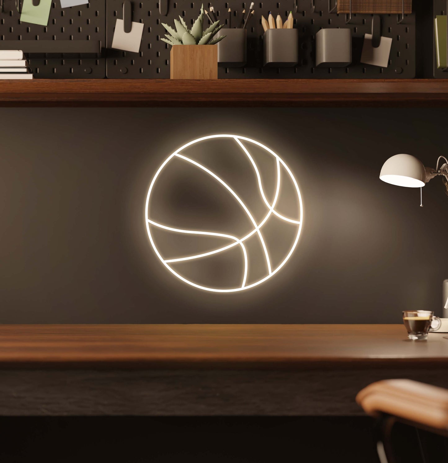 Basketball LED Neon Sign