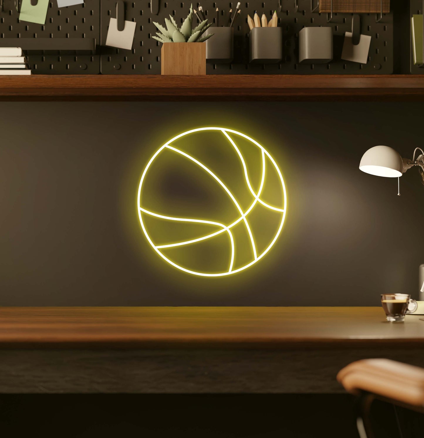 Basketball LED Neon Sign