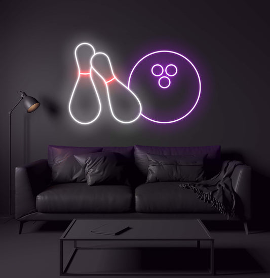 Bowling LED Neon Sign