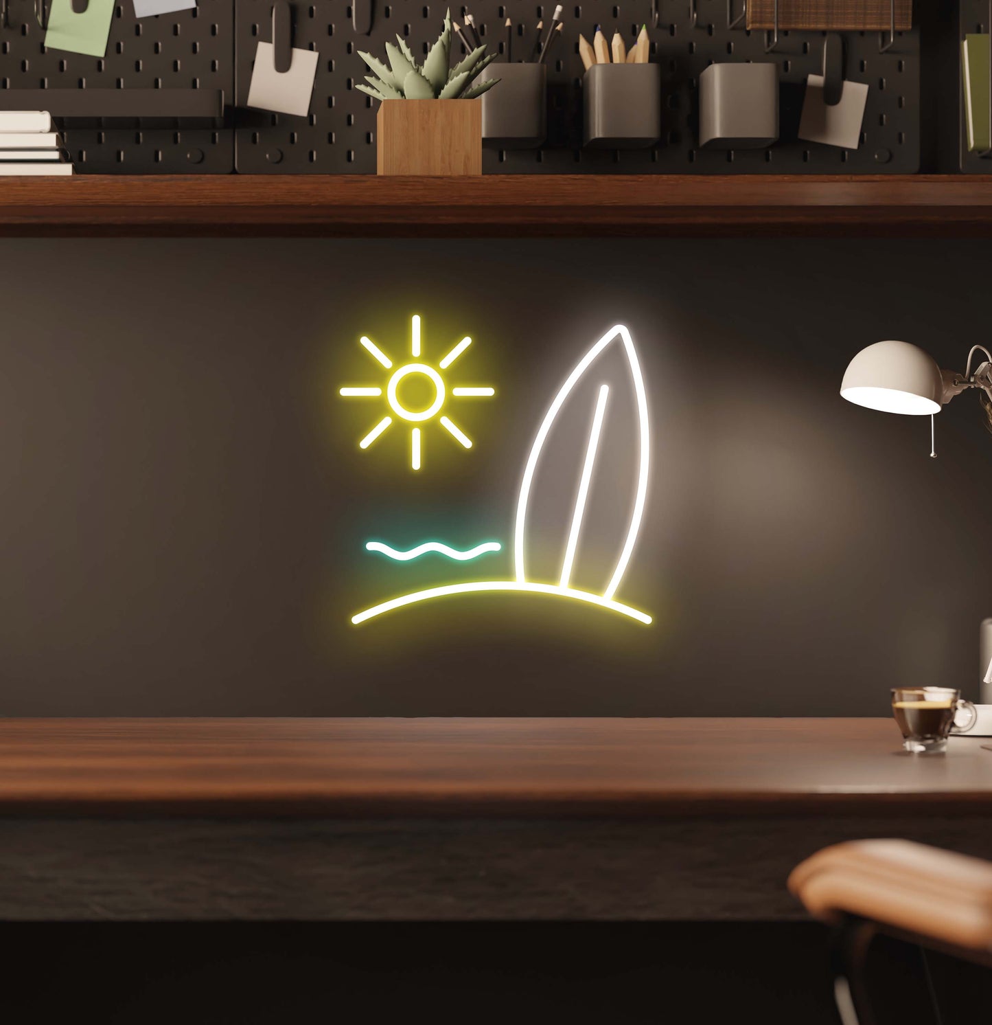 Surf LED Neon Sign
