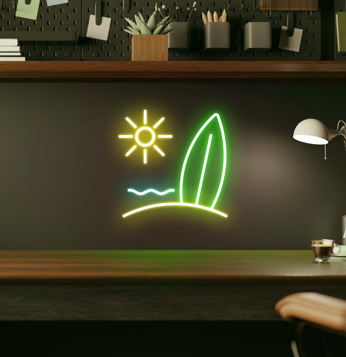 Surf LED Neon Sign