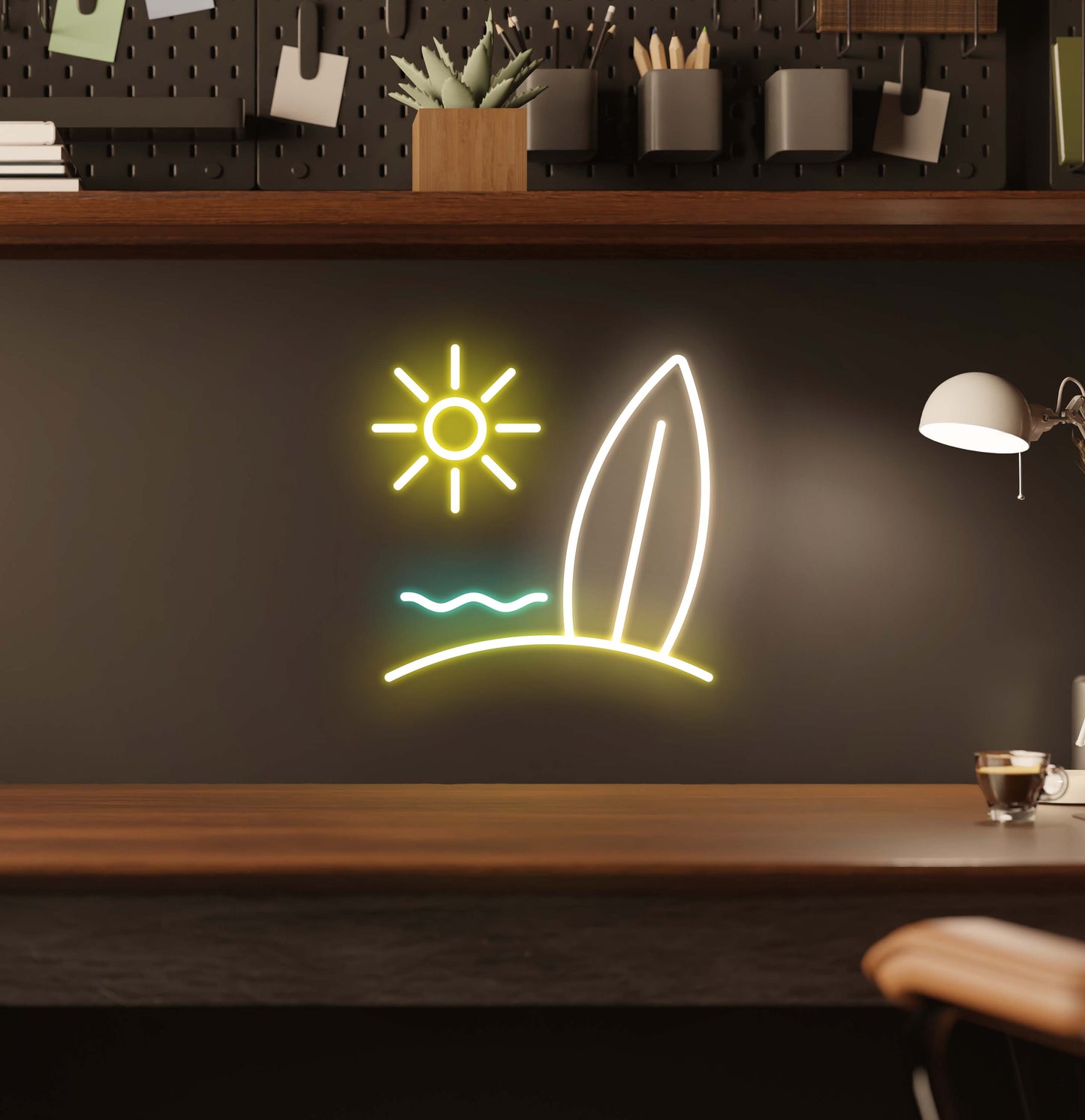 Surf LED Neon Sign