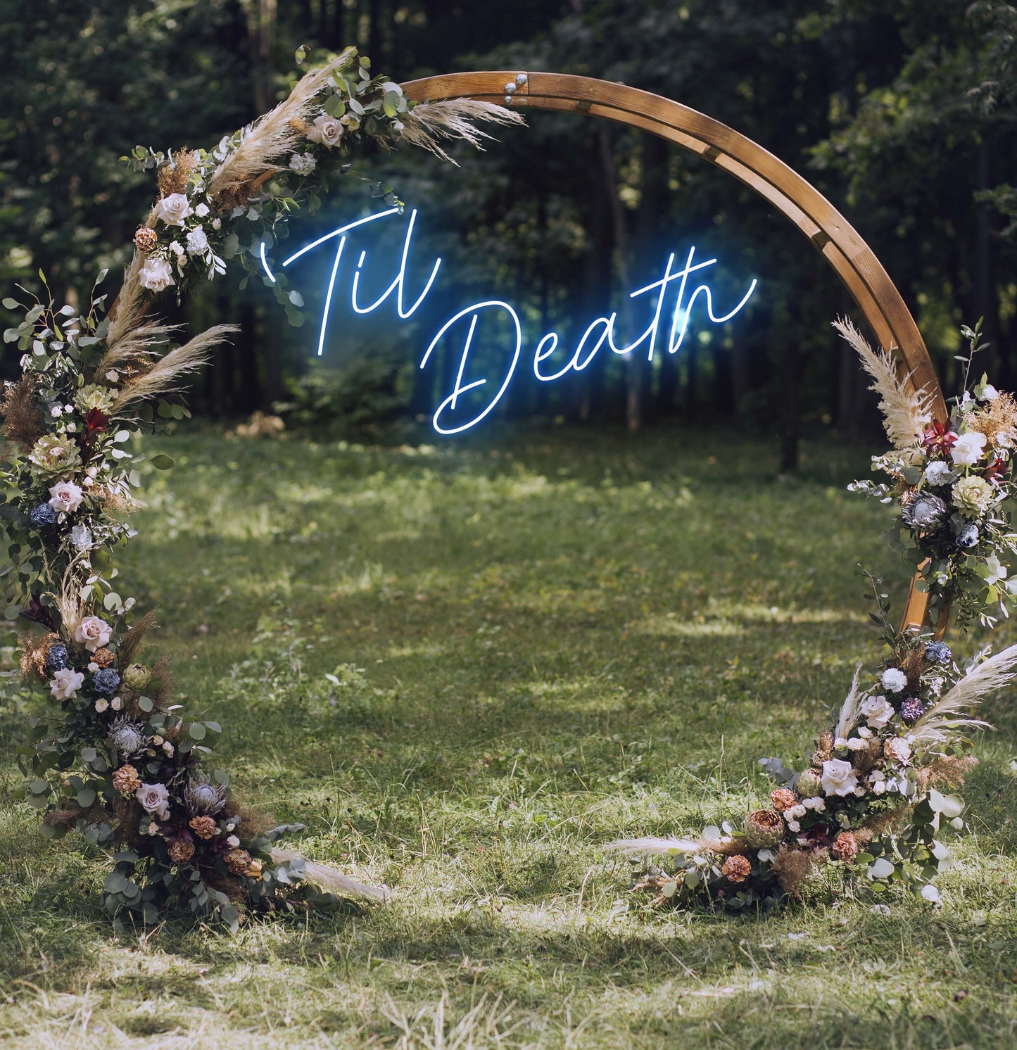 Til Death LED Neon Sign