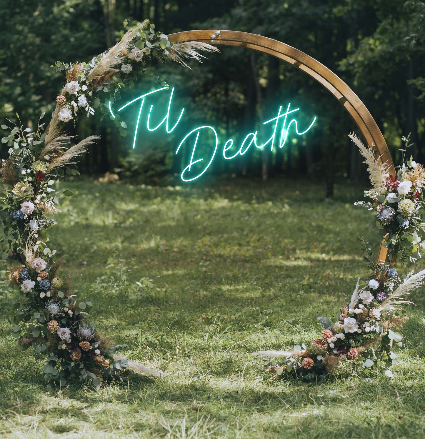 Til Death LED Neon Sign