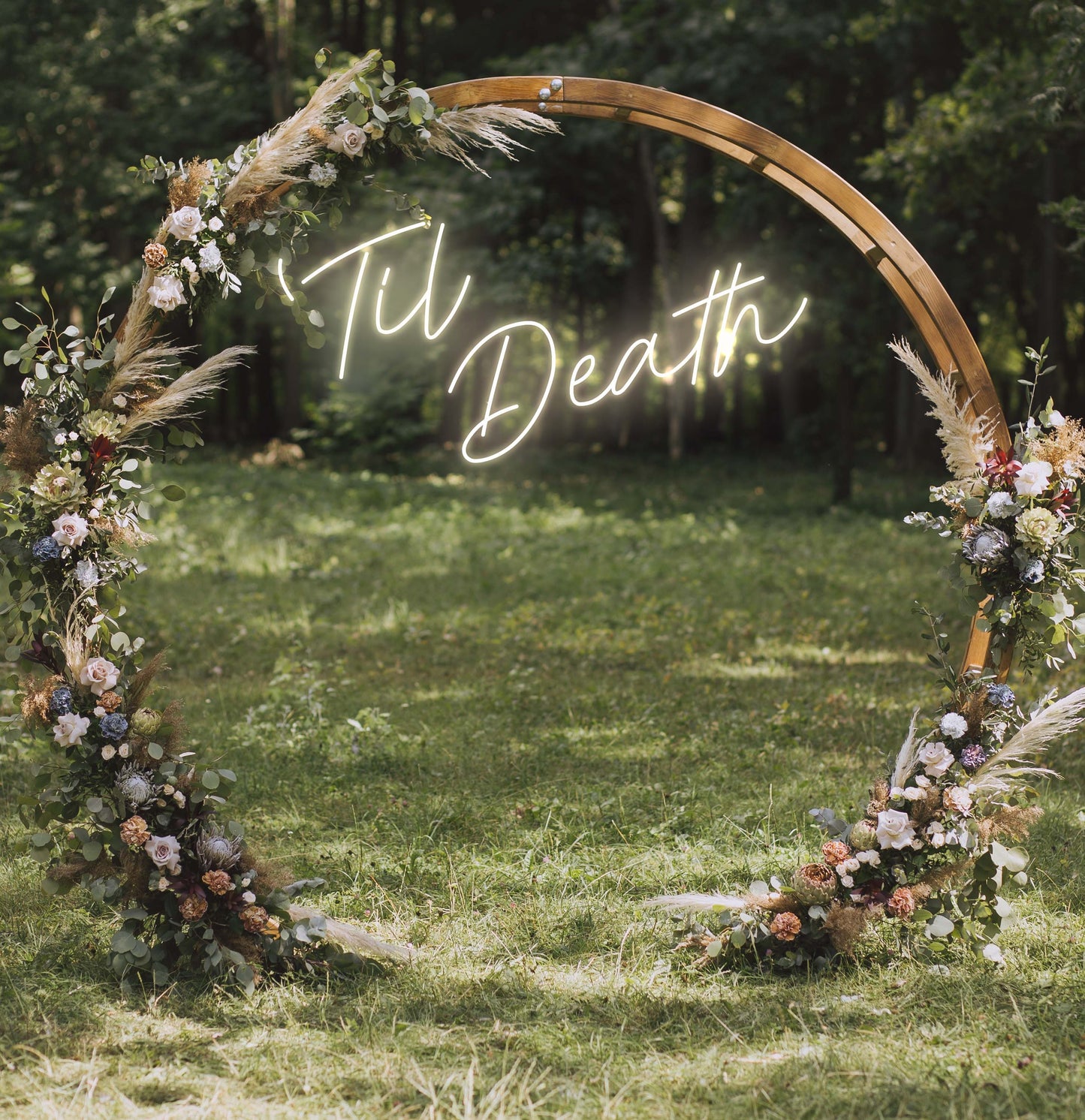 Til Death LED Neon Sign