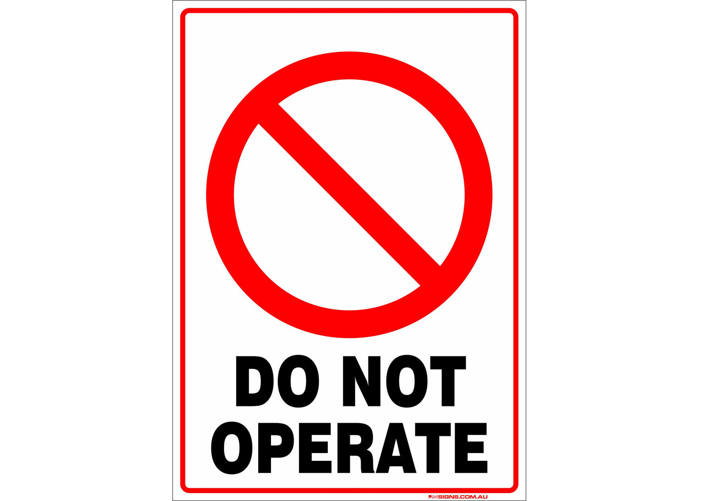 Do Not Operate