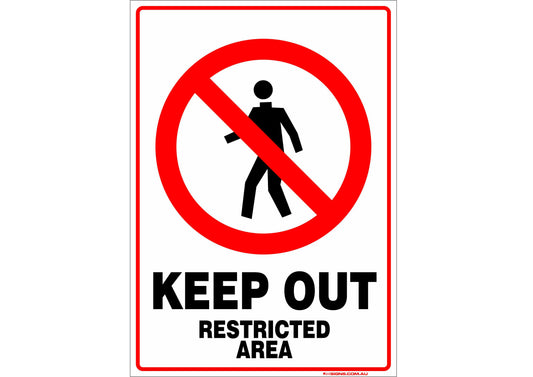Keep Out Restricted Area