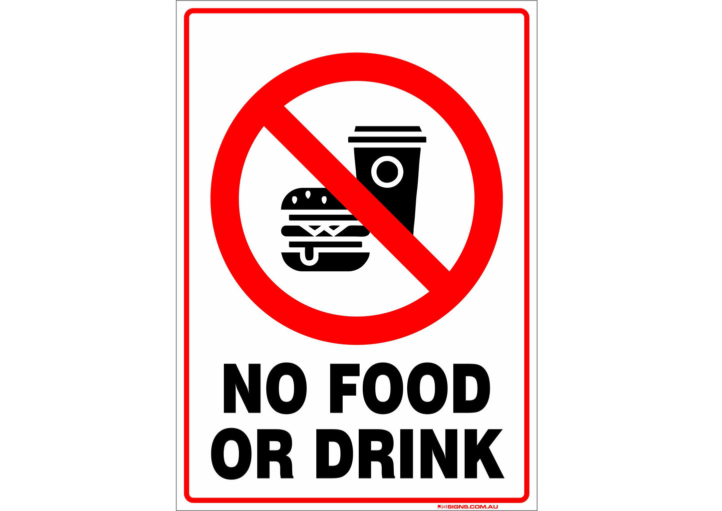 No Food Or Drink