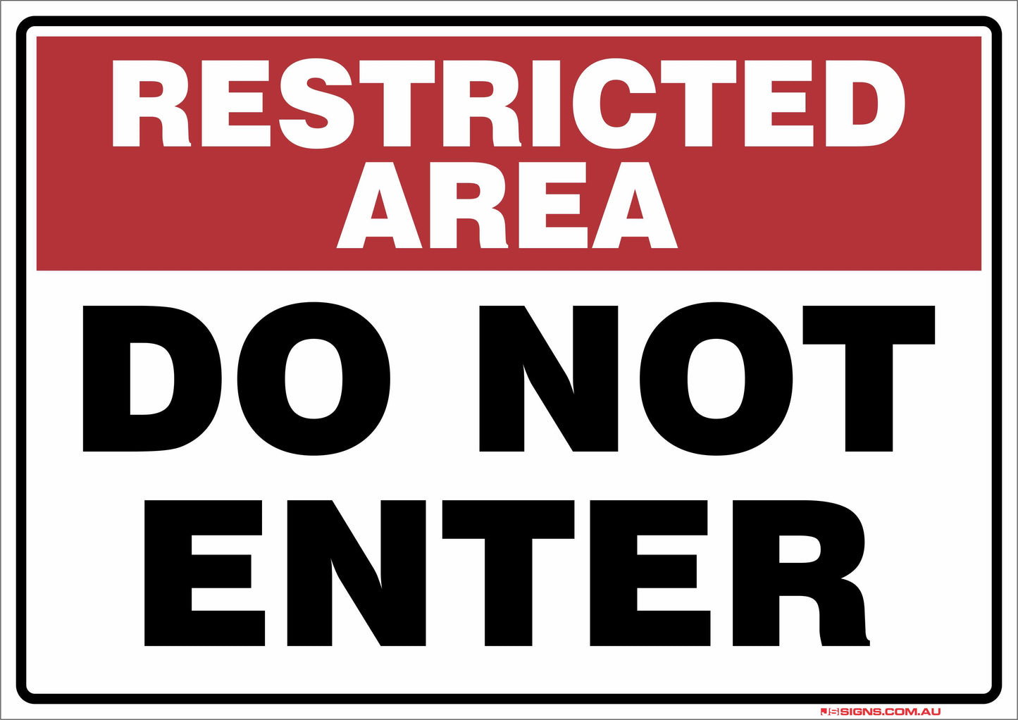 Restricted Area Do Not Enter