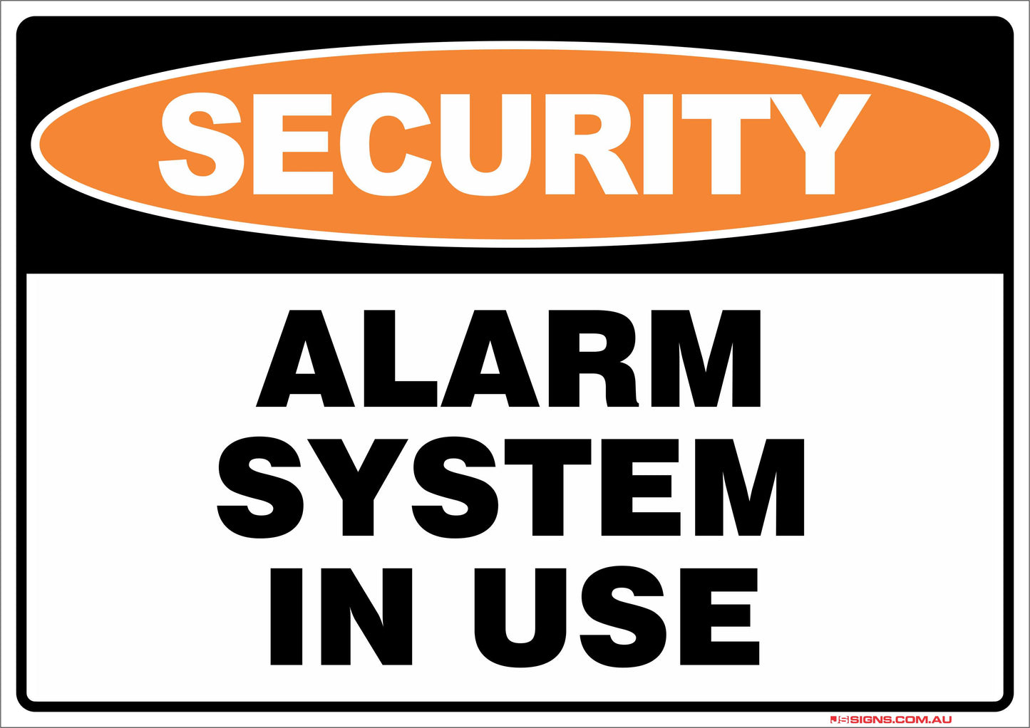 Security Alarm System In Use