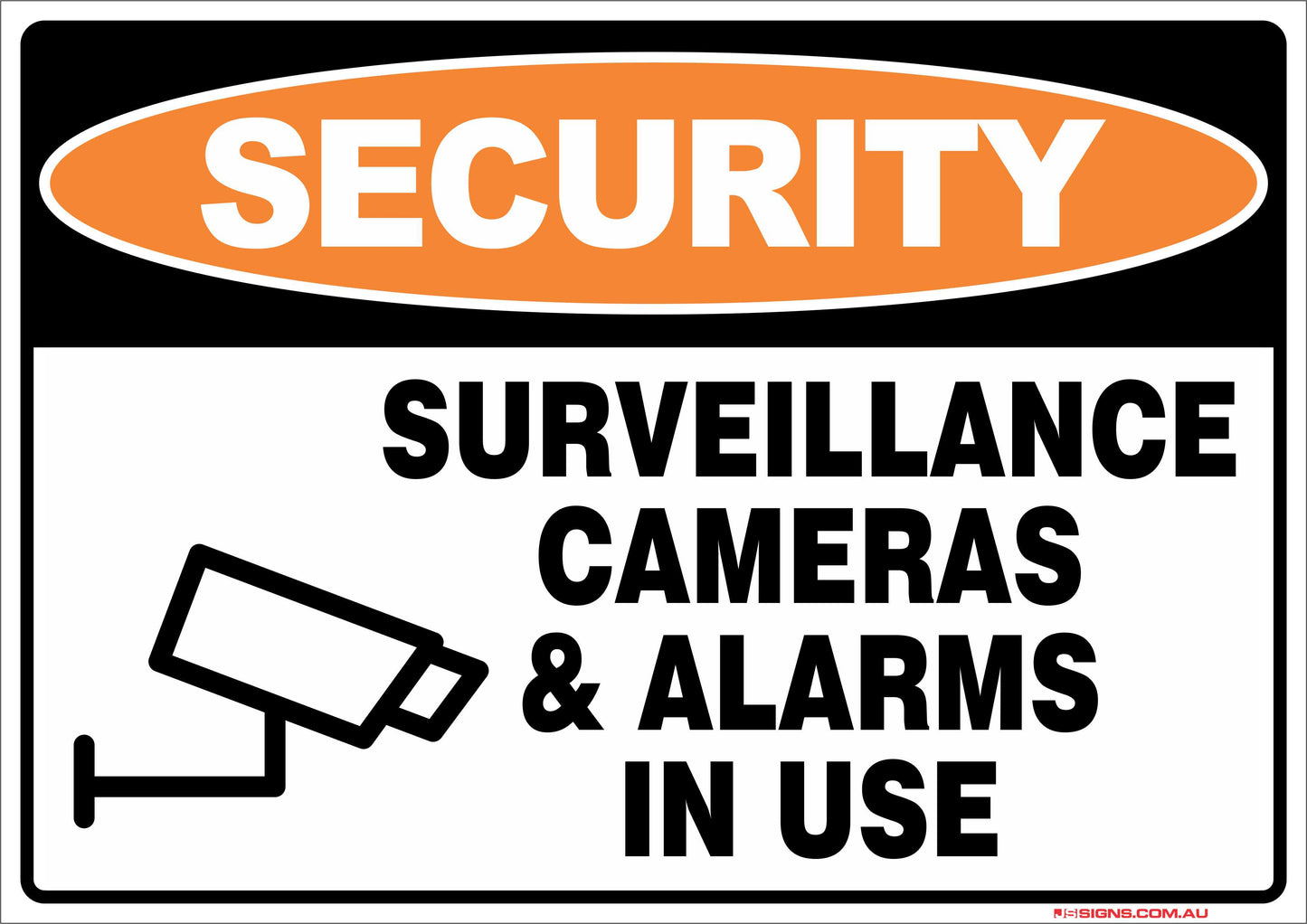 Security Surveillance Cameras & Alarms In Use