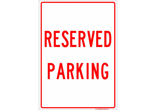 Reserved Parking