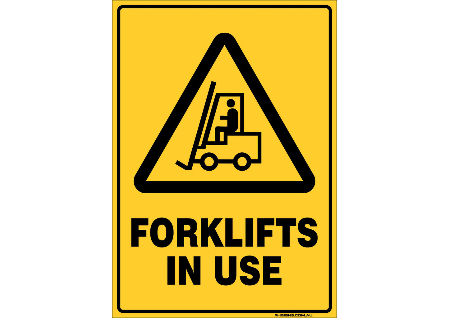 Warning Forklifts In Use