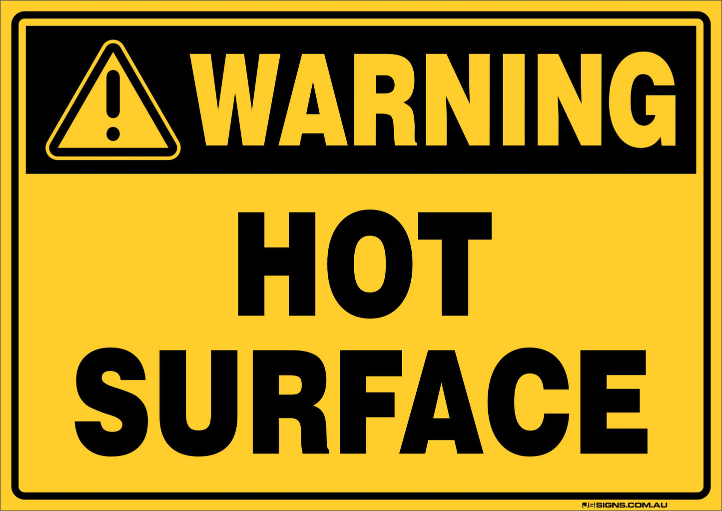 Warning Hot Surface