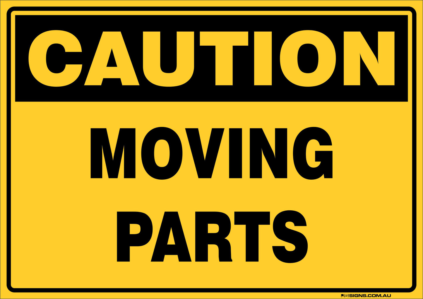 Caution Moving Parts