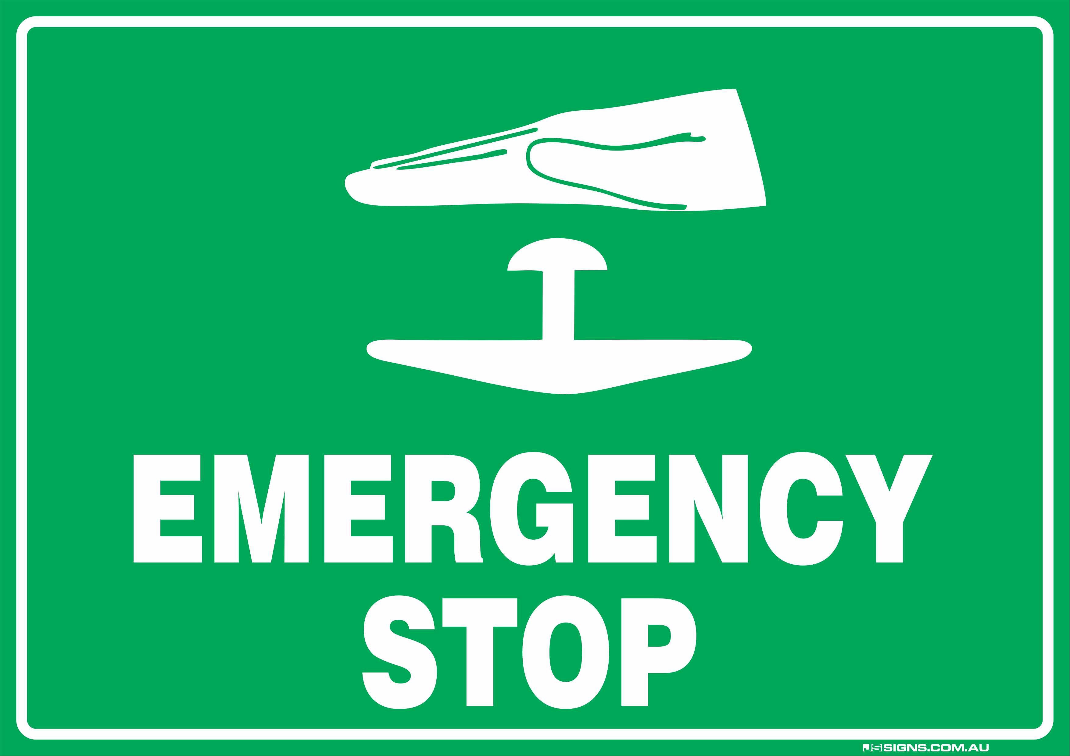 Emergency Stop – JS Signs