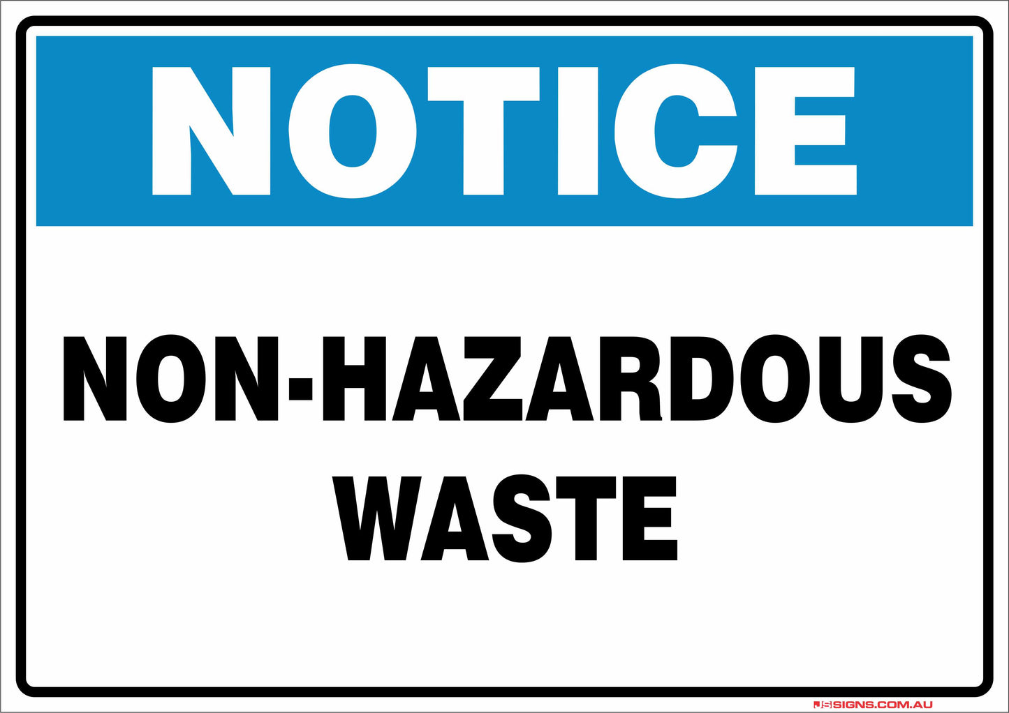 Notice Non-Hazardous Waste