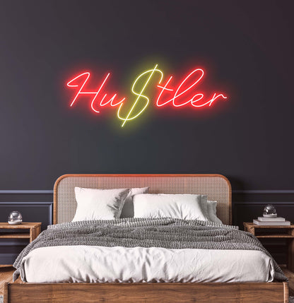 Hu$tler LED Neon Sign