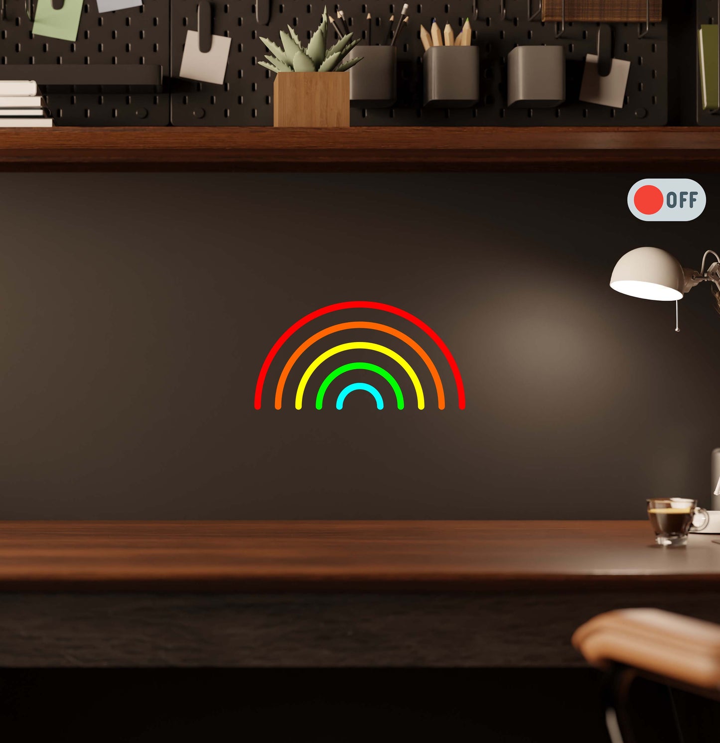 Mini Rainbow LED Neon Sign